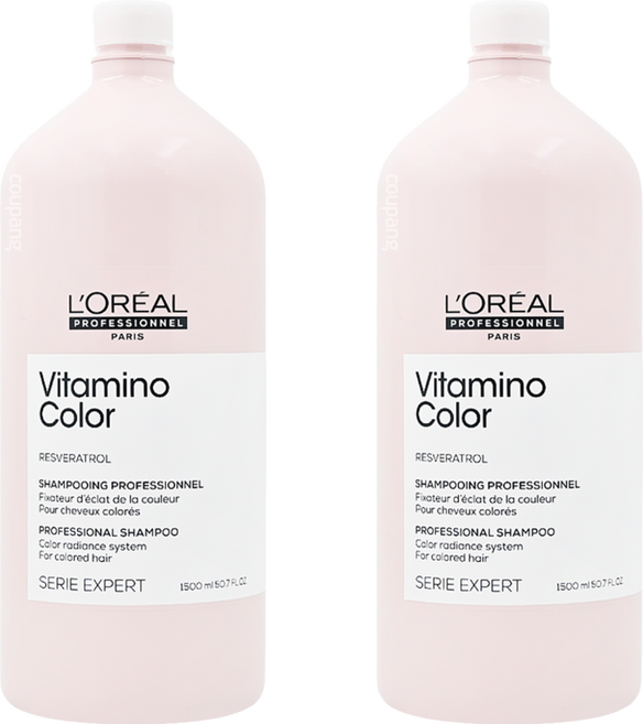 L'OREAL PARiS 巴黎萊雅 護色洗髮乳, 1.5L, 2瓶