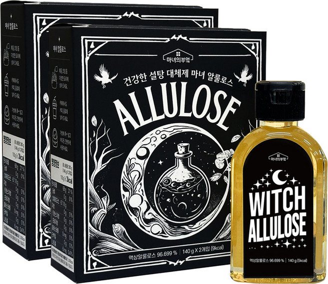 마녀의부엌 휴대용 알룰로스, 4개, 140g