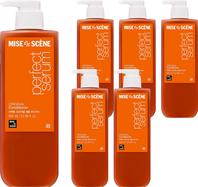 미쟝센 퍼펙트 오리지널 세럼 컨디셔너 플로럴향, 680ml, 6개