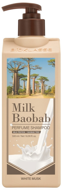 밀크바오밥 퍼퓸 샴푸 화이트머스크향, 500ml, 1개