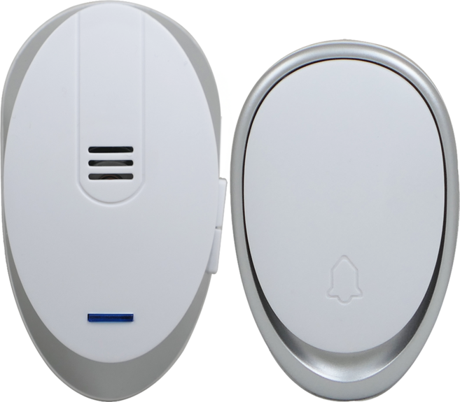 LONG PING 自發電數位無線看護門鈴 一對一 Q-237, 1套