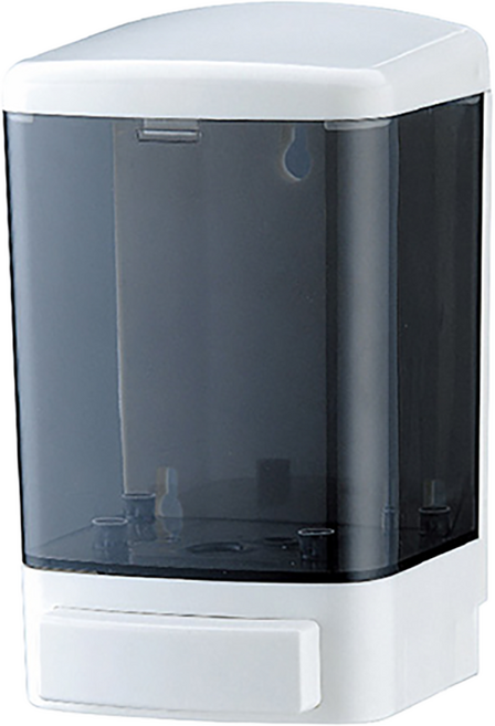 AHOYE 壁掛式按壓皂液器 大容量1000ml, 1個, transparent