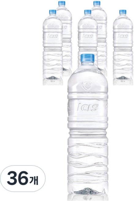 아이시스 ECO 생수 무라벨, 2L, 36개