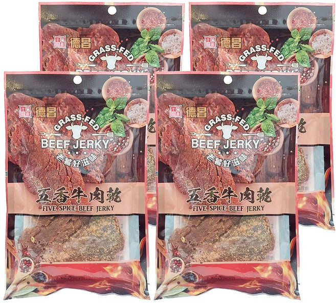 德昌 五香牛肉乾, 100g, 4包