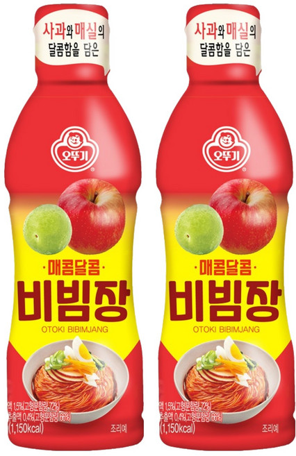 오뚜기 매콤달콤 비빔장, 500g, 2개