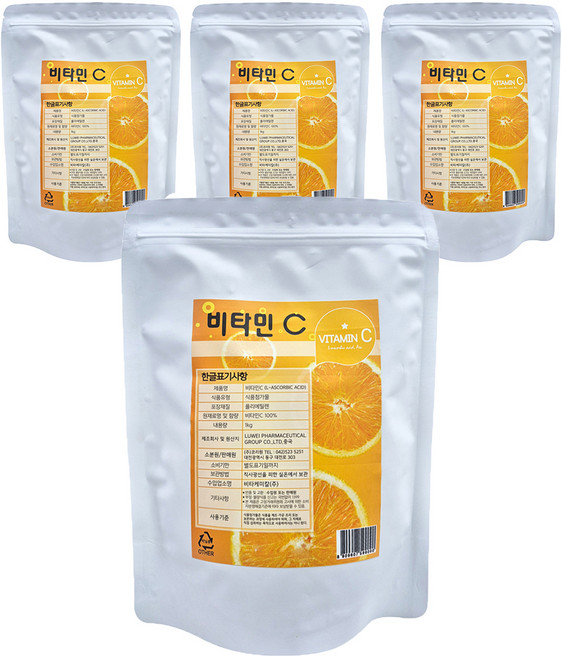 비타민C, 1kg, 4개