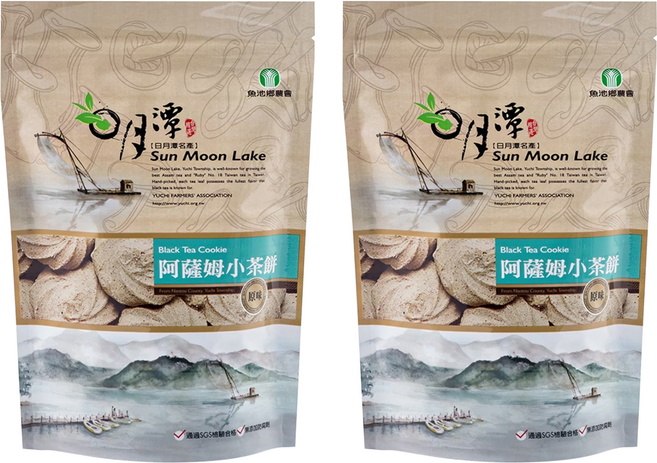 魚池鄉農會 阿薩姆小茶餅, 96g, 2包