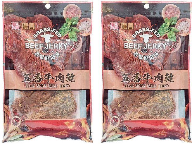 德昌 五香牛肉乾, 100g, 2包