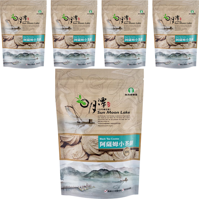 魚池鄉農會 阿薩姆小茶餅, 96g, 5個