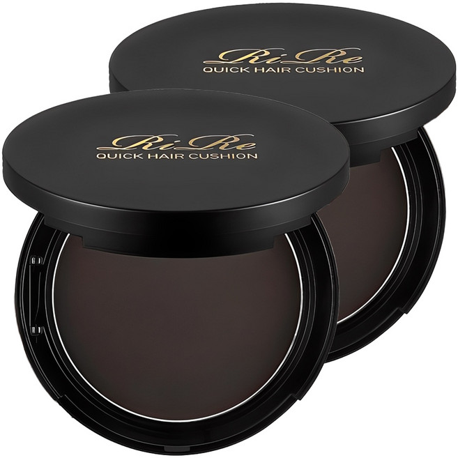 리르 퀵 헤어 흑채 쿠션 14g, 내추럴브라운, 2개