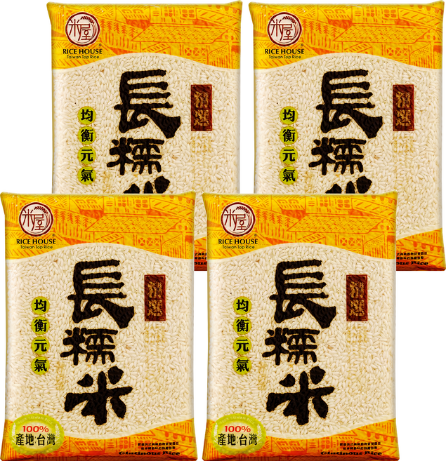 RICE HOUSE 米屋 長糯米, 600g, 4包