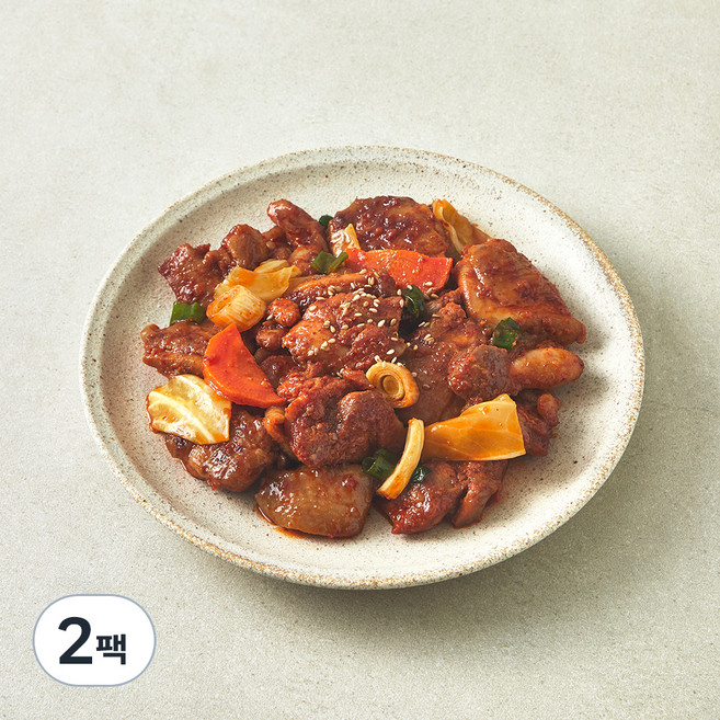 한강식품 춘천식 순살 닭갈비, 700g, 2팩