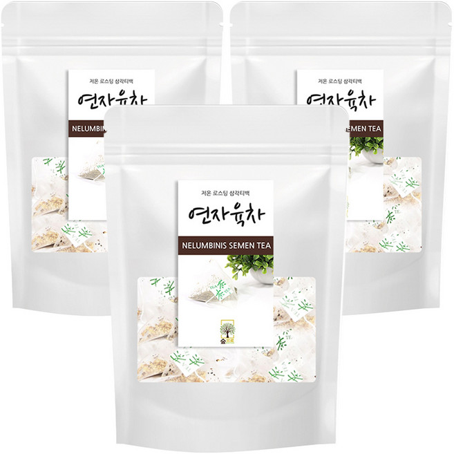 숲으로허브 연자육차 삼각티백, 1g, 100개입, 3개
