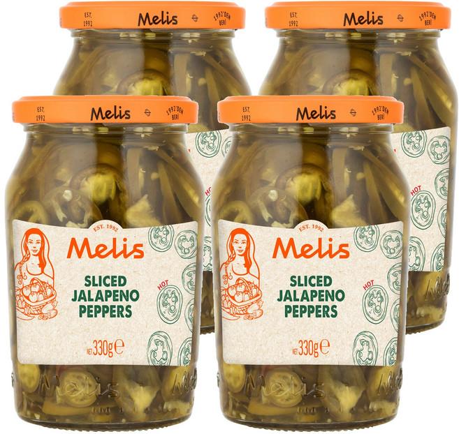 Melis 할라페뇨 페퍼, 330g, 4개