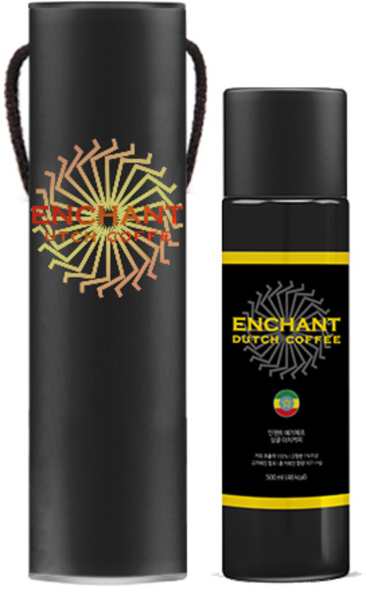 인챈트 예가체프 싱글 더치커피 선물세트, 500ml, 1개입