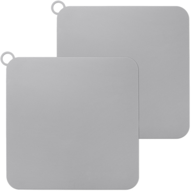 코멧 홈 냄새차단 실리콘 배수구 커버 20 x 20 cm, 그레이