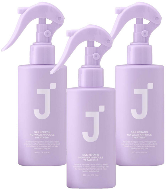 J'SOOP 免沖洗角蛋白修護柔順精華噴霧, 3瓶, 200ml