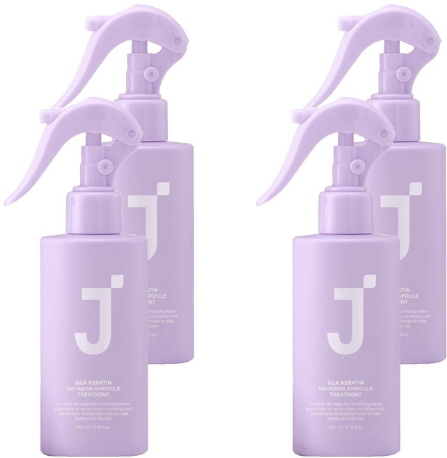J'SOOP 免沖洗角蛋白修護柔順精華噴霧, 4瓶, 200ml