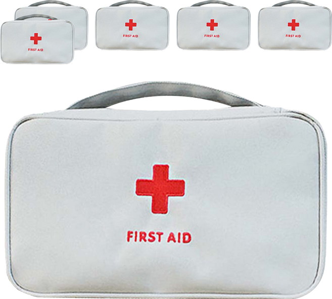 小麥購物 醫藥急救包 24 x 14.5 x 7.5cm 質感灰 70g, 6個