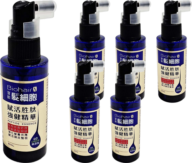PBF 寶齡富錦 髮細胞賦活胜肽強健精華, 60ml, 6瓶