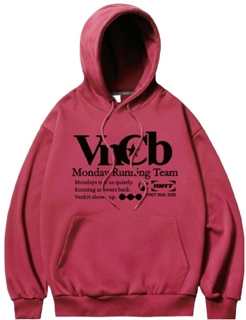 벤힛 남녀공용 VNCB 오버핏 후드티셔츠