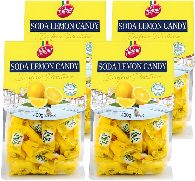 듀포 포지타노 레몬캔디, 400g, 4개