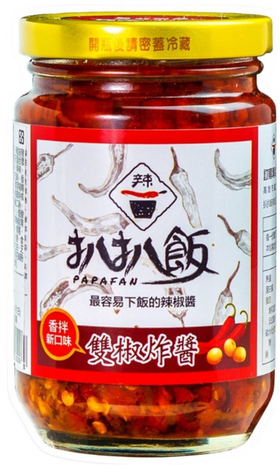 扒扒飯 雙椒炸醬 香辣開胃, 260g, 1罐