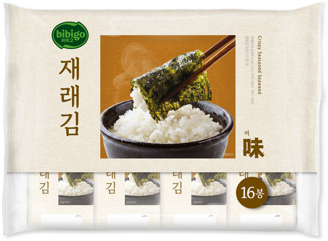 비비고 재래김 도시락김 16p, 64g, 1개