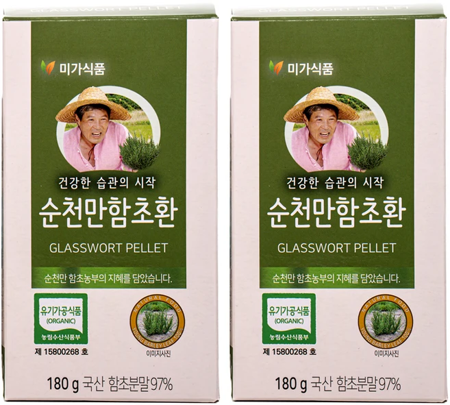 미가식품 순천만 함초환, 180g, 2개 - 쿠팡