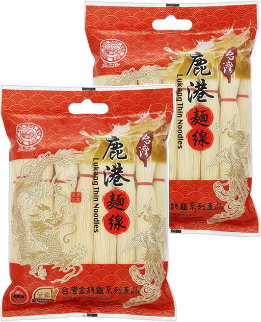 新宏 台灣鹿港麵線 全素, 1.2kg, 2袋
