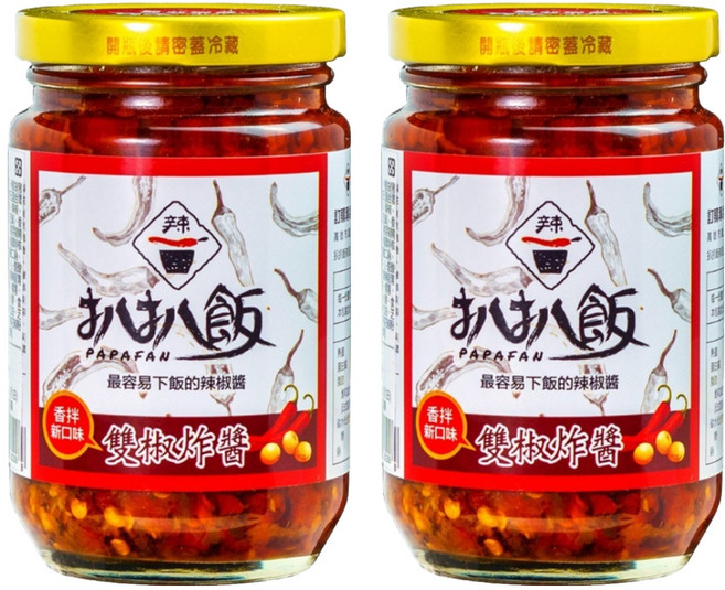 扒扒飯 雙椒炸醬, 260g, 2罐