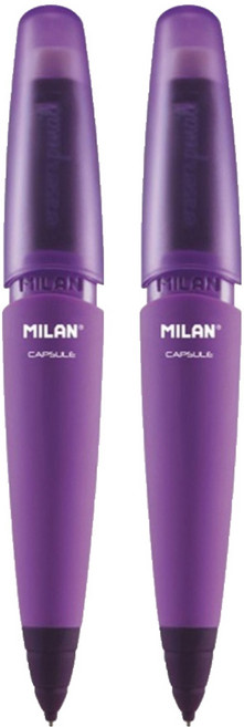 MILAN CAPSULE 繽紛果凍自動鉛筆 2B 神秘紫, 0.7mm, 2支