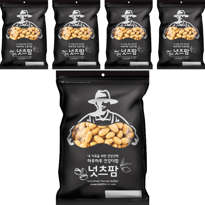 넛츠팜 꿀땅콩, 1kg, 5개