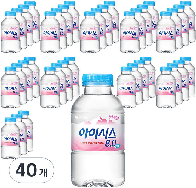 아이시스 8.0 생수, 200ml, 40개