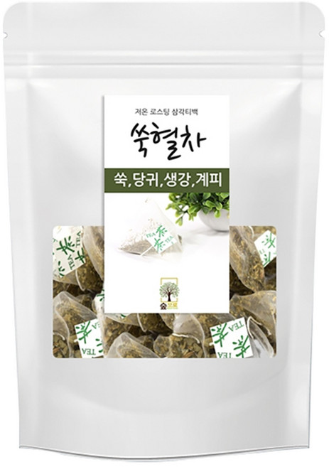 숲으로 쑥혈차 삼각티백, 1.2g, 100개입, 1개