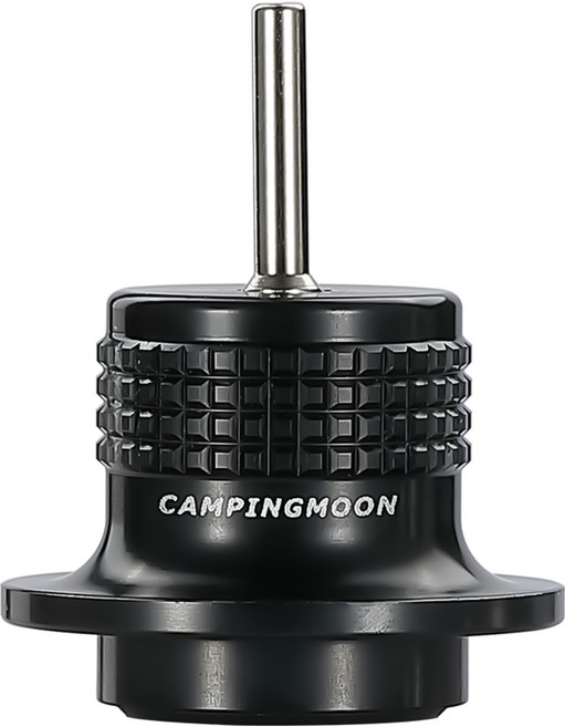 Campingmoon 柯曼 高山瓦斯充氣轉接頭 BKZ38, 黑色, 1個
