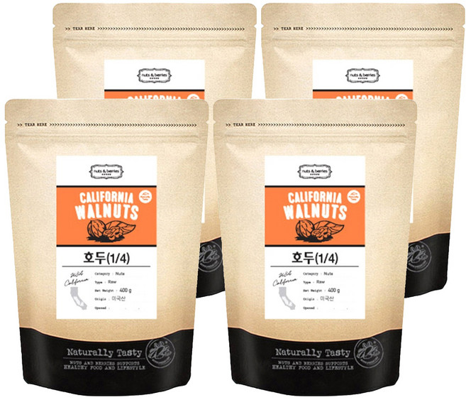 넛츠앤베리스 호두, 400g, 4개