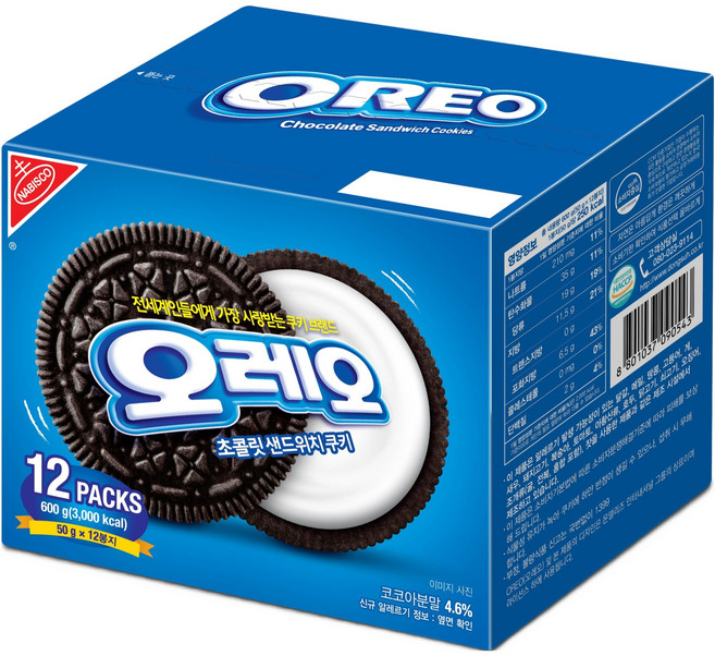 동서 오레오 화이트 샌드위치 쿠키, 600g, 1개