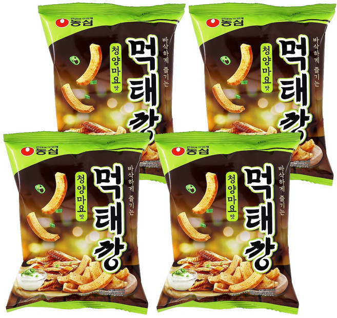 먹태깡 청양마요맛 스낵, 60g, 4개