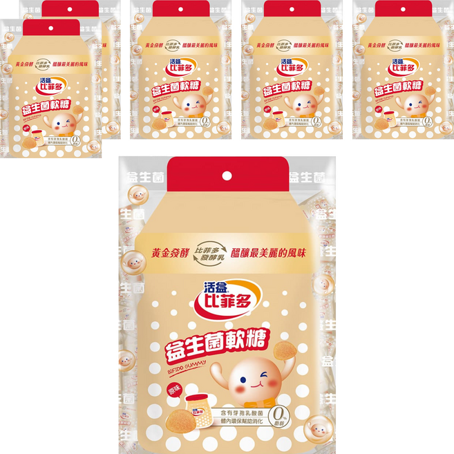 活益比菲多 益生菌軟糖 原味, 75g, 6包
