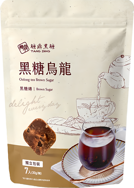 糖鼎 黑糖烏龍磚, 1袋, 30g