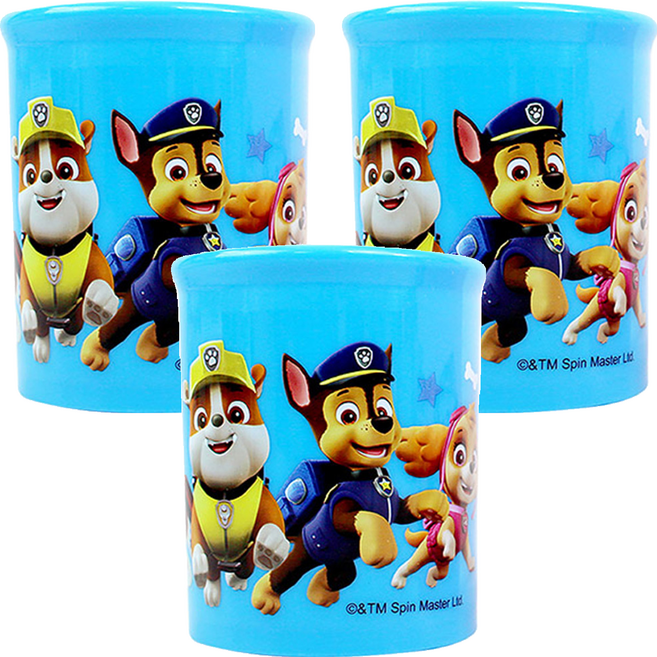 PAW PATROL 汪汪隊立大功 PP水杯, 藍色, 300cc, 3個