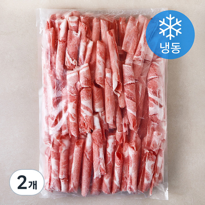 고급진 미국산 목전지 돌돌말이 대패 구이용 (냉동), 2개, 3kg