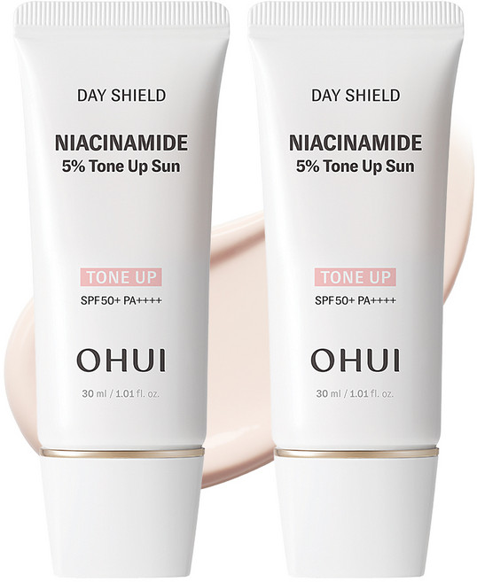오휘 데이쉴드 나이아신아마이드 5% 톤업선 더블 기획 SPF50+ PA++++, 2개, 30ml