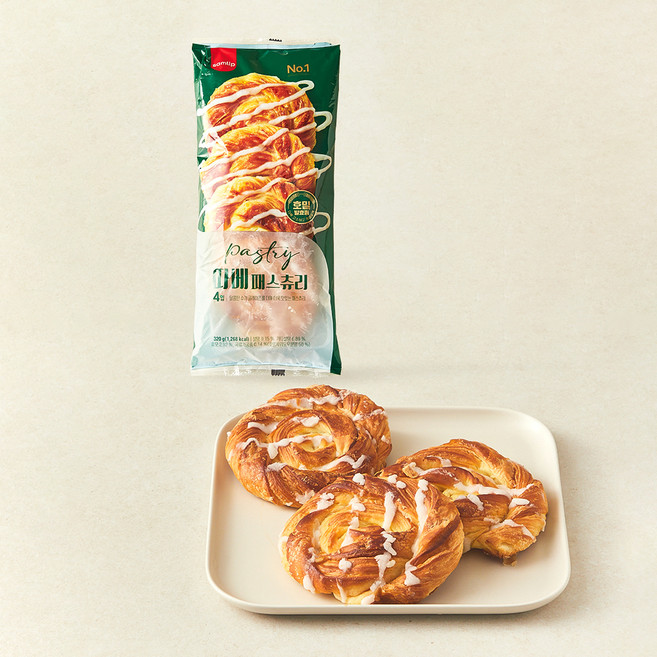 삼립 발효버터 따베패스츄리, 80g, 4개입, 1개