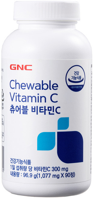 GNC 츄어블 비타민C 1077mg, 90정, 1개