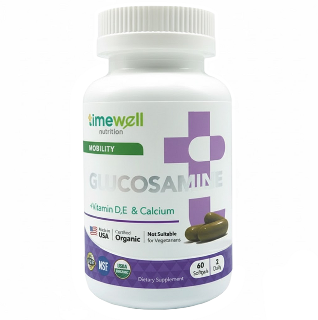 timewell 時光安好 好樂關葡萄糖胺複方膠囊, 1罐, 60顆