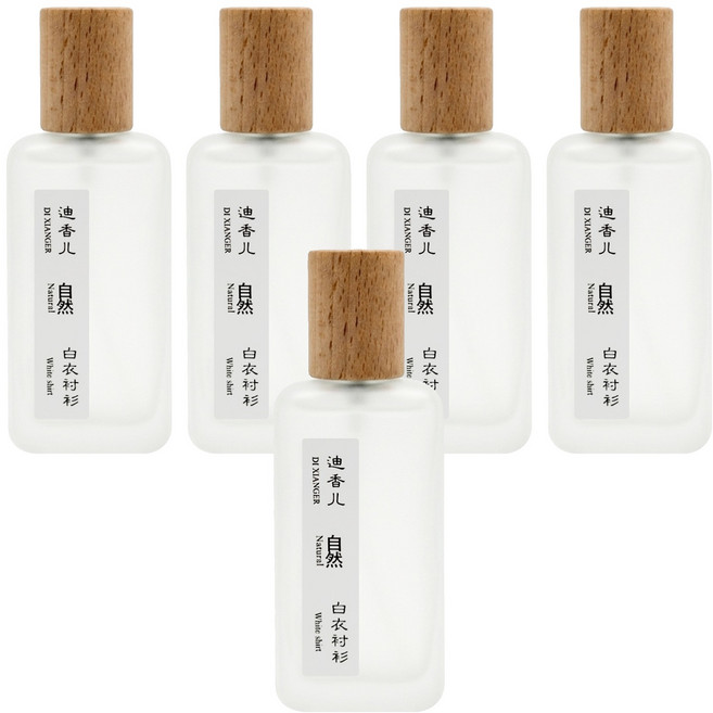 蓋清新香水 白衣襯衫 S308 5瓶, 50ml, 1組