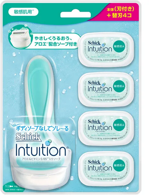 Schick 舒適牌 舒芙仕女除毛刀 敏感肌用, 1組, 1組
