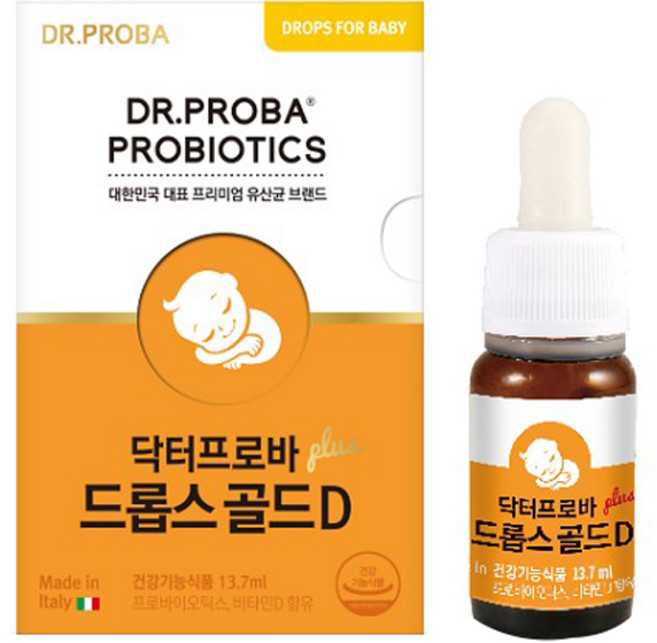 닥터프로바 드롭스 골드D, 1개, 13.7ml